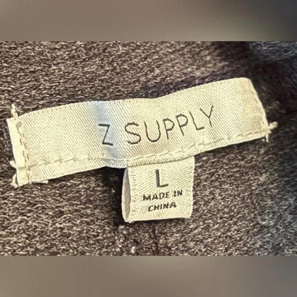 Z Supply Gray Overall Jumpsuit; Womens Juniors L 11/13. EUC. - Picture 7 of 8